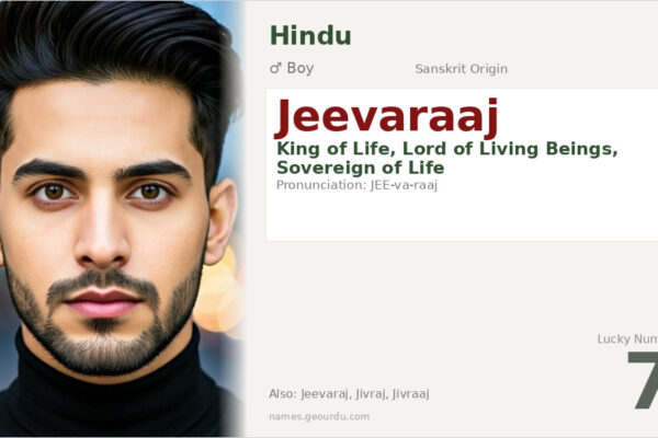 Jeevaraaj Name Meaning — Sanskrit Origin, Boy Name & Details (2025)