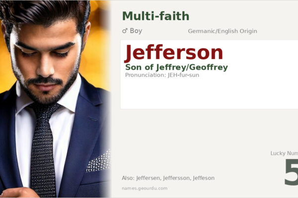 Jefferson Name Meaning — Origin, Gender & Details (2025)
