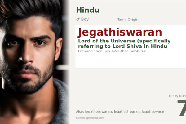 Jegathiswaran Meaning — Tamil Origin, Lord Shiva & Details (2025)
