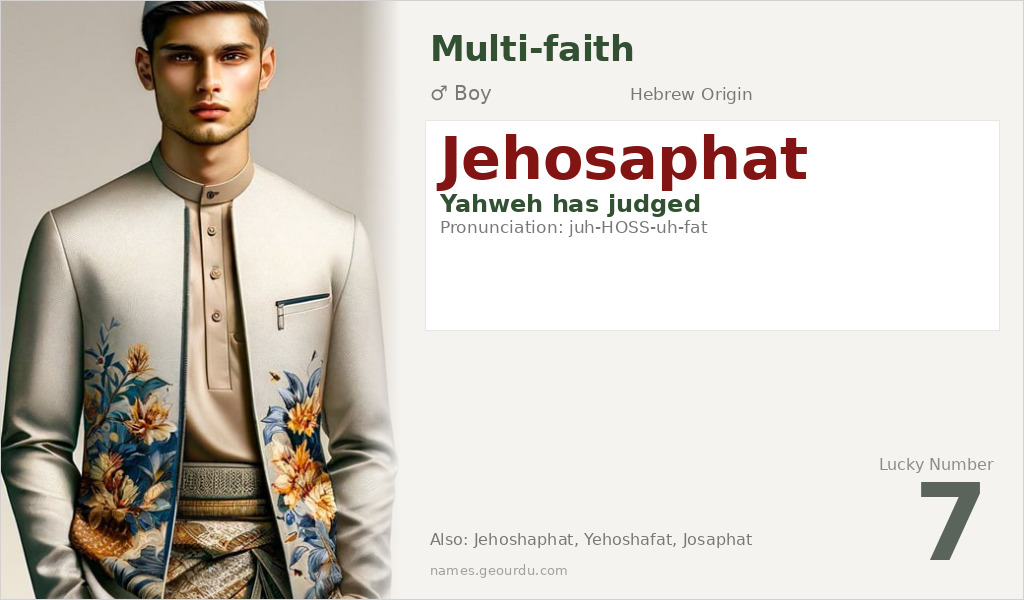 Jehosaphat Name Meaning and Details
