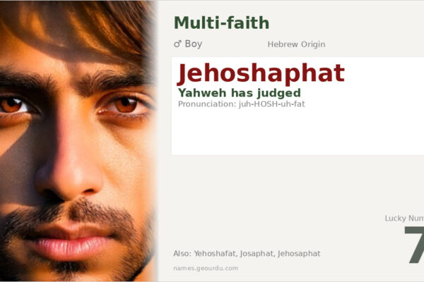 Jehoshaphat Name Meaning — Hebrew Origin, Biblical Significance & Details (2025)