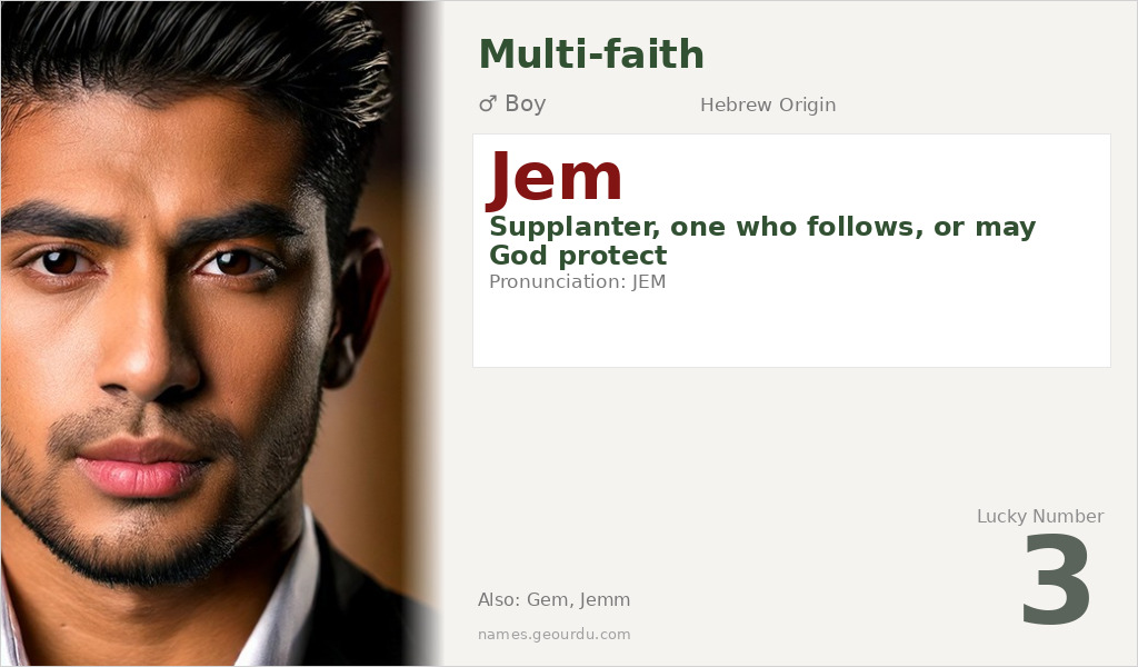 Jem Name Meaning and Details