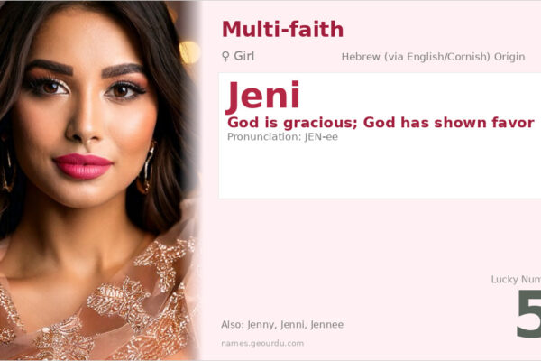 Jeni Name Meaning — Origin, Gender & Details (2025)