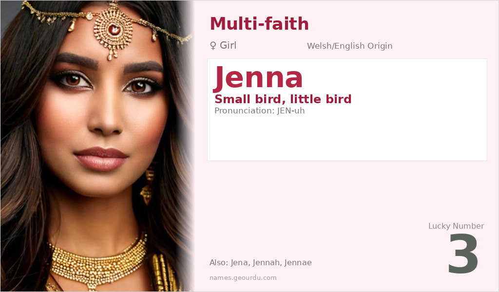 Jenna Name Meaning and Details