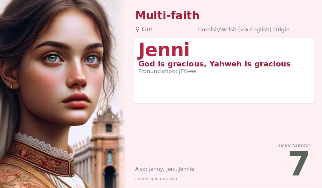 Jenni Name Meaning and Details