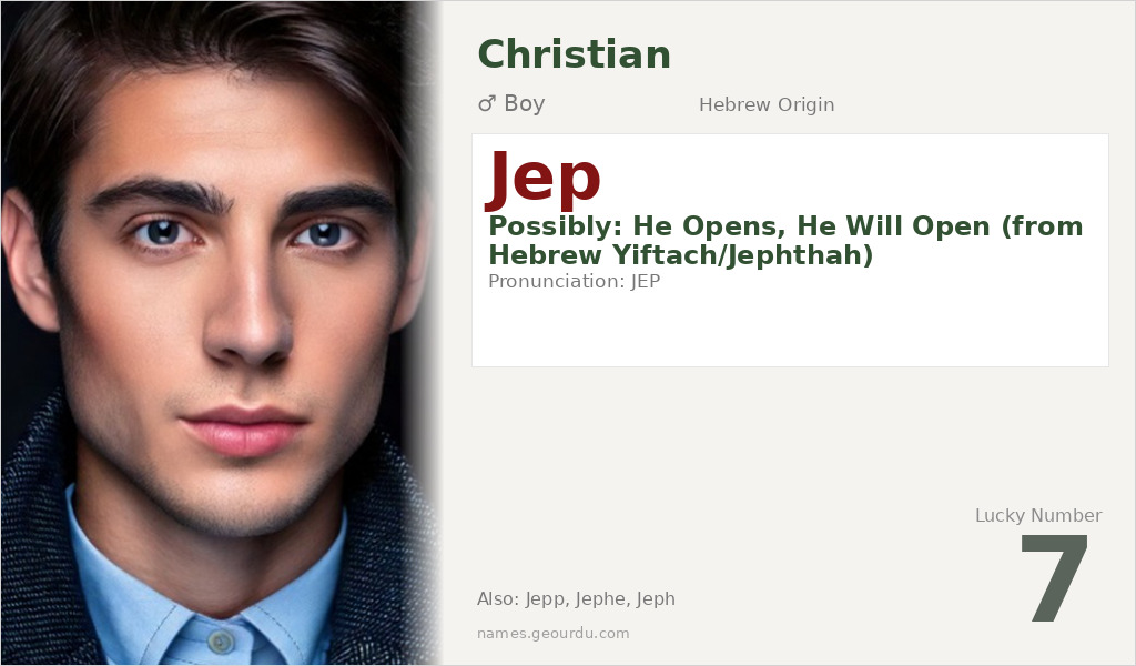 Jep Name Meaning and Details