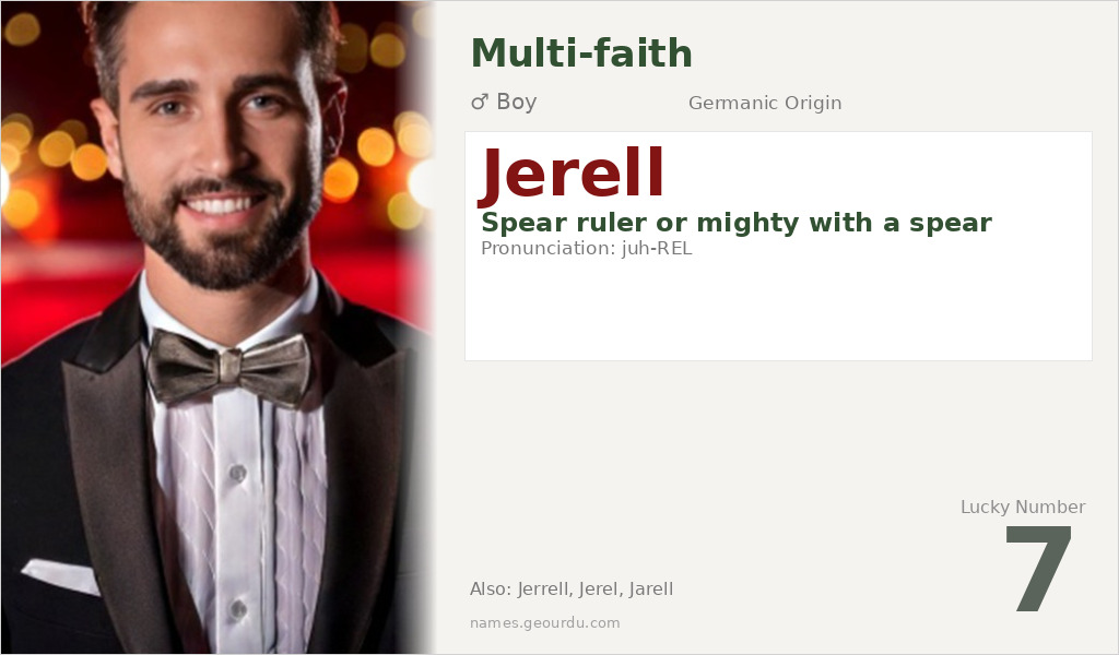 Jerell Name Meaning and Details