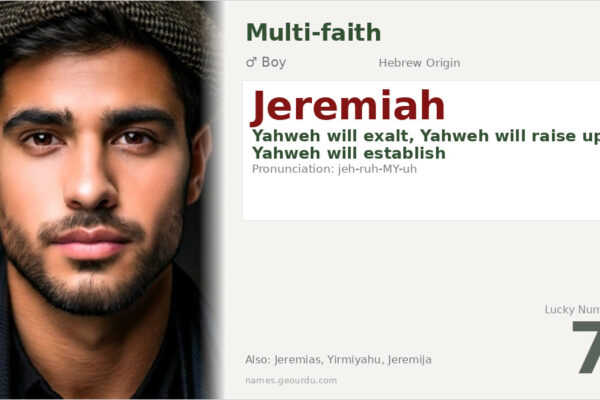 Jeremiah Name Meaning — Hebrew Origin, Boy’s Name & History (2025)