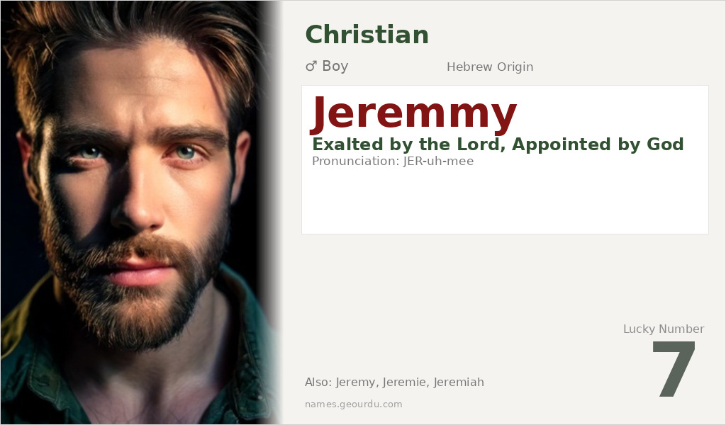 Jeremmy Name Meaning and Details