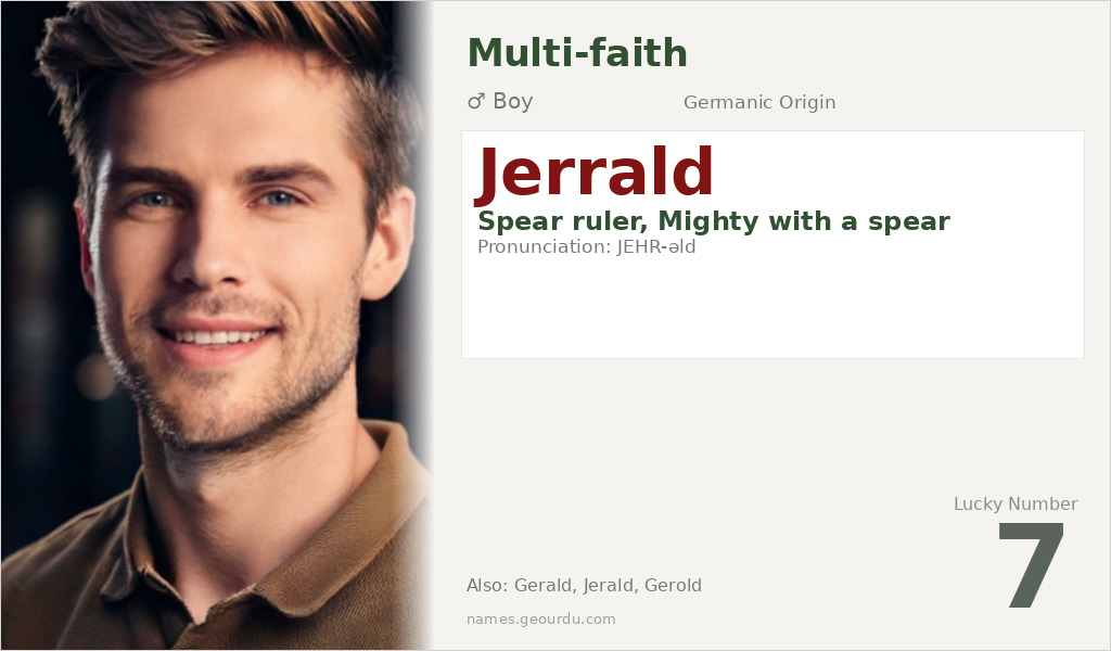 Jerrald Name Meaning and Details