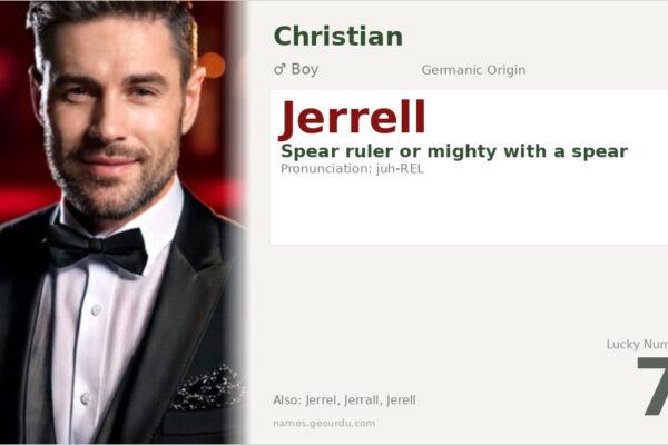 Jerrell Name Meaning — Germanic Origin, Boy Name & Details (2025)