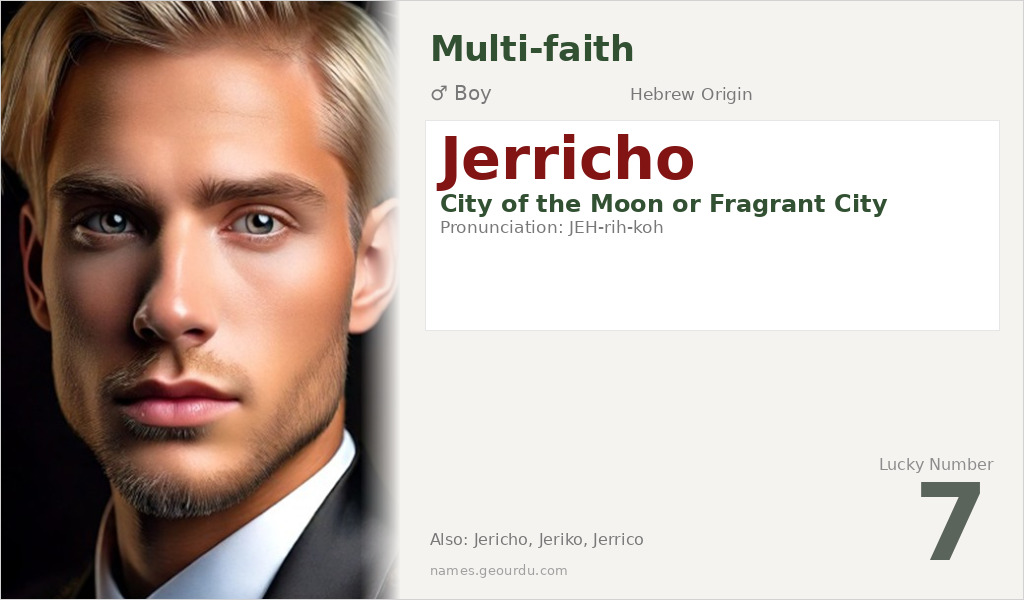 Jerricho Name Meaning and Details