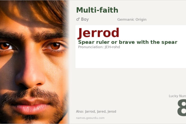 Jerrod Name Meaning — Germanic Origin, Boy’s Name & History (2025)