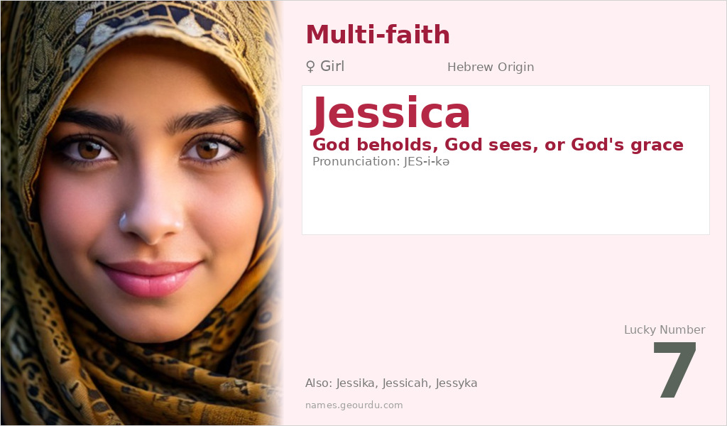 Jessica Name Meaning and Details