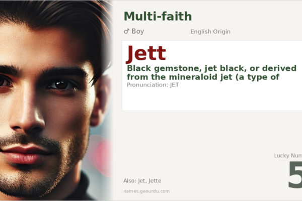 Jett Name Meaning — Origin, Gender & Details (2025)