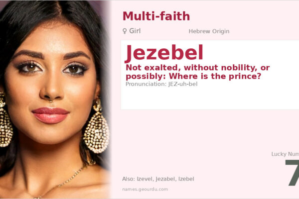 Jezebel Name Meaning — Hebrew Origin, Biblical Significance & History