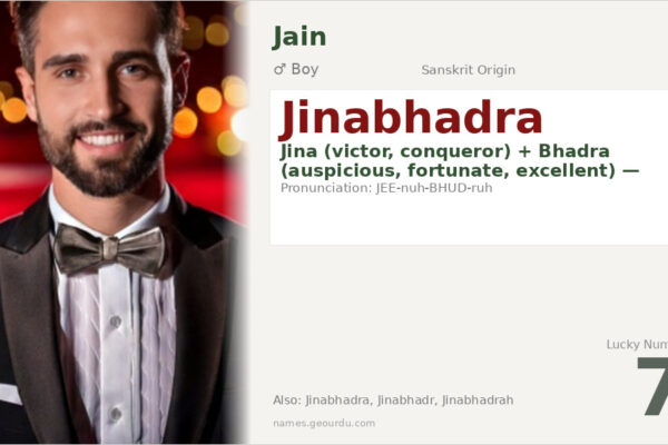 Jinabhadra Name Meaning — Sanskrit Origin, Jain Tradition & History (2025)