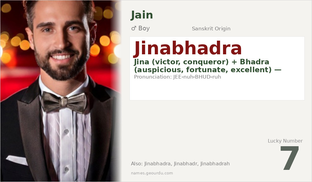Jinabhadra Name Meaning and Details