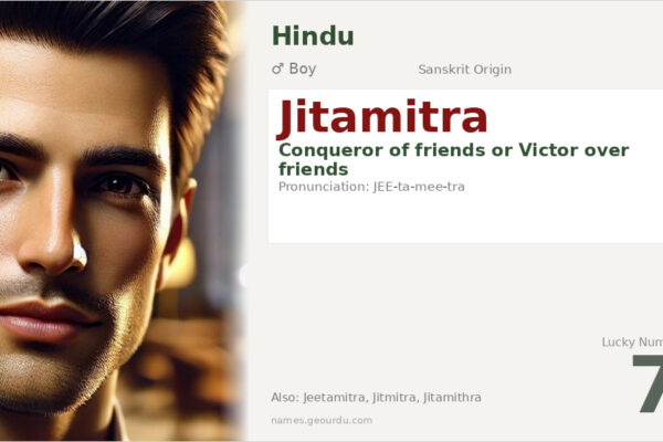 Jitamitra Name Meaning — Sanskrit Origin, Boy Name & Details (2025)