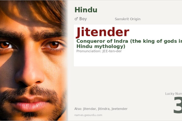 Jitender Name Meaning — Sanskrit Origin, Hindu Boy Name & Details (2025)