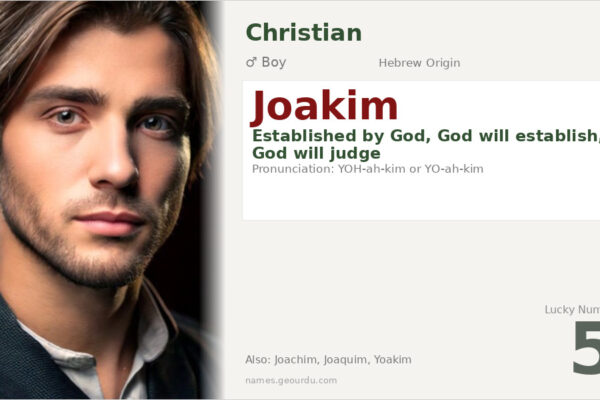 Joakim Name Meaning — Hebrew Origin, Boy Name & Details (2025)