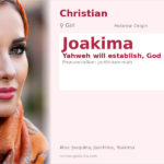 Joakima Name Meaning and Details