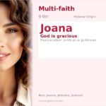 Joana Name Meaning and Details