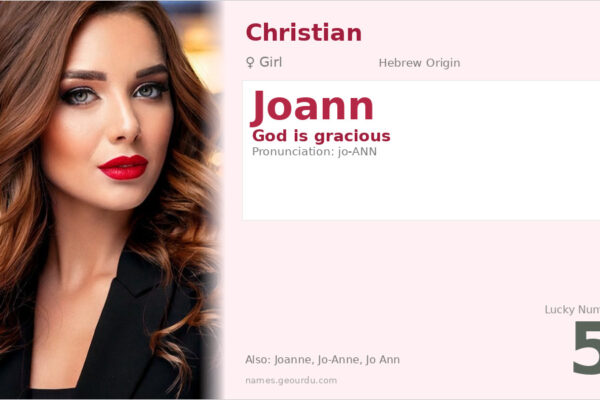Joann Name Meaning — Hebrew Origin, Girl Name & Details (2025)