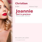 Joannie Name Meaning and Details