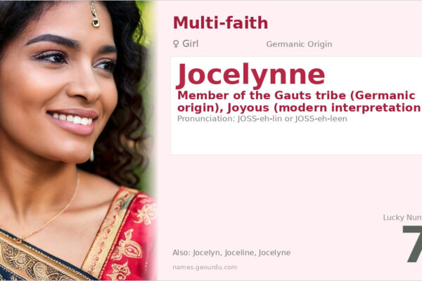 Jocelynne Name Meaning — Germanic Origin, Girl Name & History (2025)