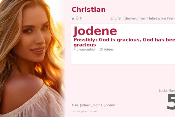 Jodene Name Meaning — Origin, Gender & Details (2025)