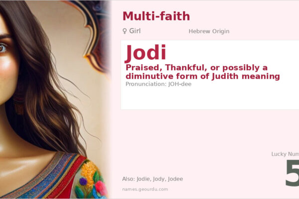 Jodi Name Meaning — Hebrew Origin, Girl Name & Details (2025)