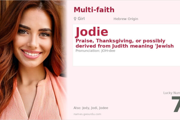 Jodie Name Meaning — Hebrew Origin, Girl Name & Details (2025)