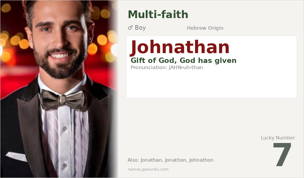 Johnathan Name Meaning and Details