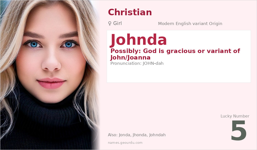 Johnda Name Meaning and Details