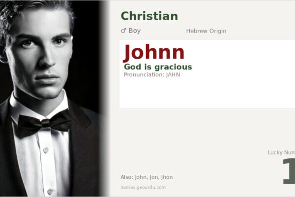 Johnn Name Meaning — Origin, Gender & Details (2025)