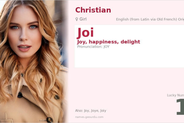 Joi Name Meaning — Origin, Gender & Details (2025)