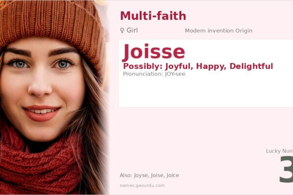 Joisse Name Meaning — Origin, Gender & Details (2025)