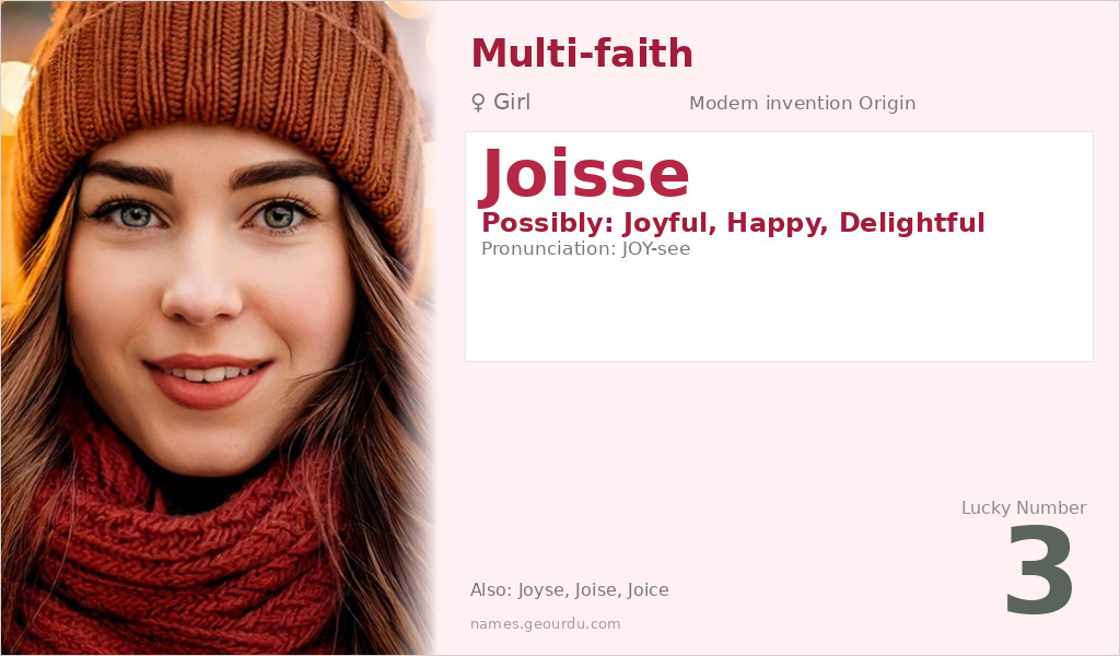 Joisse Name Meaning and Details