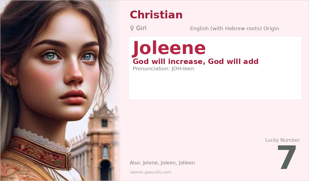 Joleene Name Meaning and Details