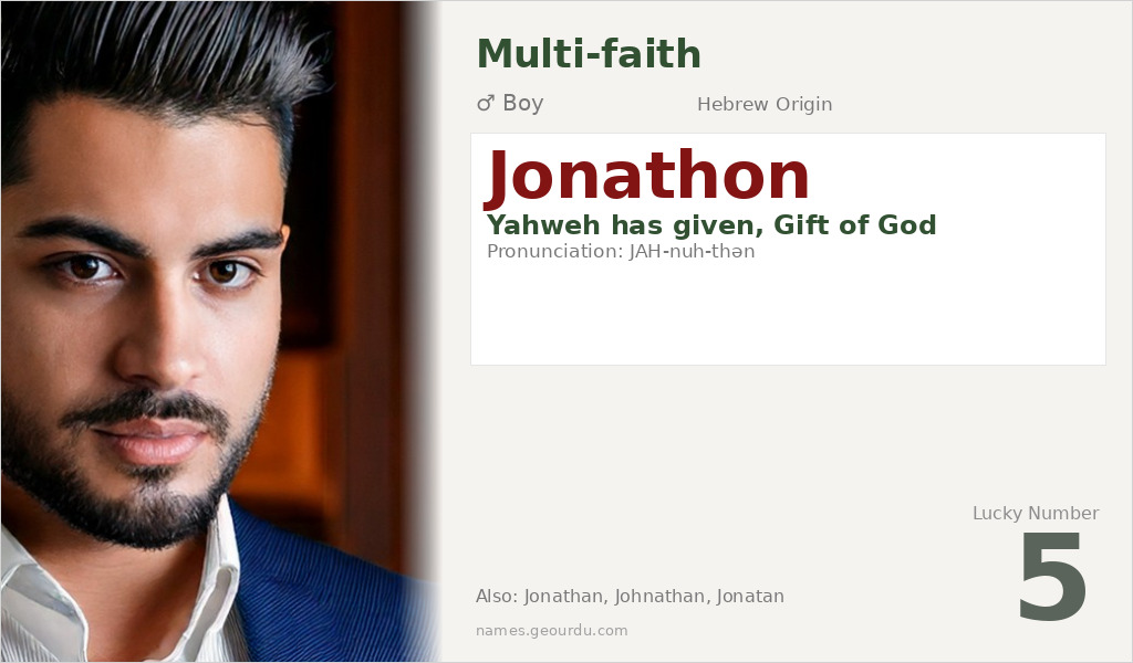 Jonathon Name Meaning and Details