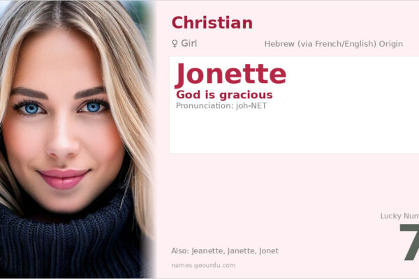 Jonette Name Meaning — Origin, Gender & Details (2025)