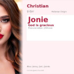 Jonie Name Meaning and Details