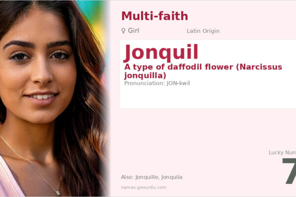 Jonquil Name Meaning — Flower Origin, Girl Name & Details (2025)