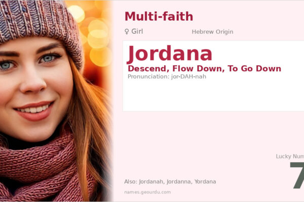 Jordana Name Meaning — Hebrew Origin, Girl Name & Details (2025)