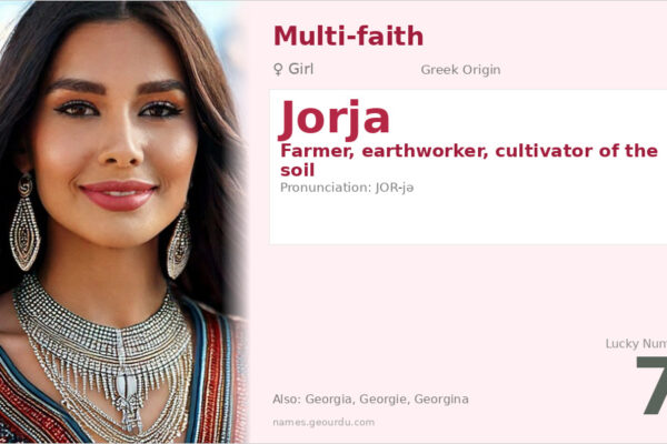 Jorja Name Meaning — Greek Origin, Girl Name & Complete Guide (2025)
