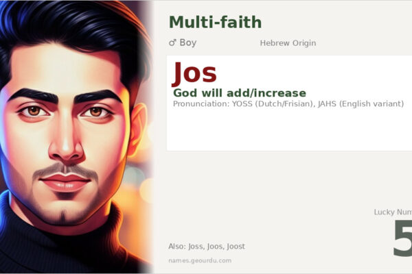 Jos Name Meaning — Hebrew Origin, Boy Name & Details (2025)