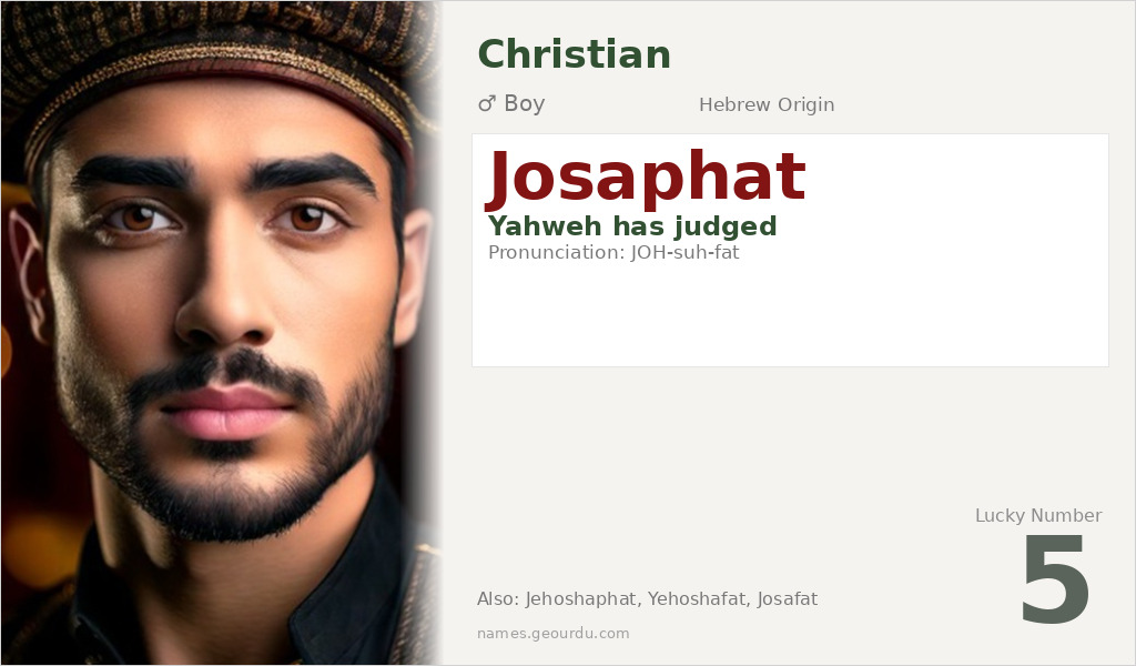 Josaphat Name Meaning and Details