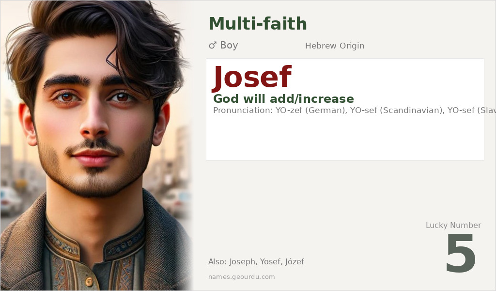 Josef Name Meaning and Details
