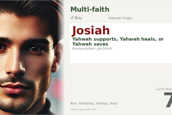 Josiah Name Meaning — Hebrew Origin, Boy Name & History (2025)